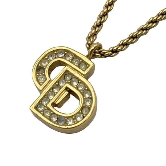 Auth DIOR/ChristianDior - Gold Hardware Necklace - Picture 1 of 4